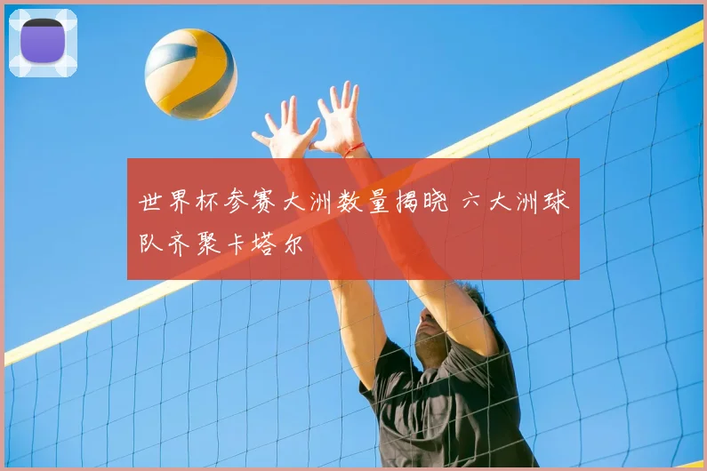 世界杯参赛大洲数量揭晓 六大洲球队齐聚卡塔尔